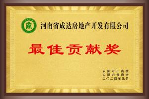 最佳貢獻(xiàn)獎